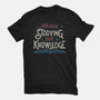 Starving For Knowledge-womens basic tee-tobefonseca