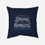 Starving For Knowledge-none removable cover w insert throw pillow-tobefonseca