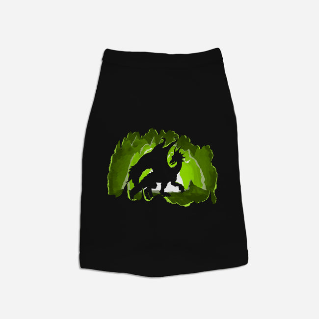 Dragon In The Cave-dog basic pet tank-Nickbeta Designs