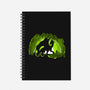 Dragon In The Cave-none dot grid notebook-Nickbeta Designs