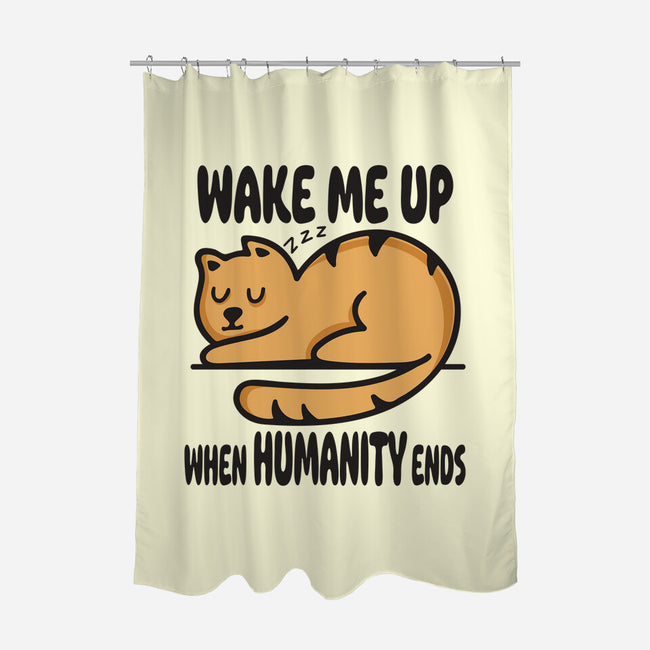 Humanity-none polyester shower curtain-turborat14