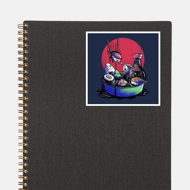 The Kidnapping Of The Nigiri-none glossy sticker-fanfabio
