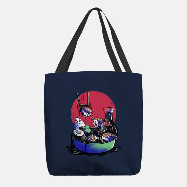 The Kidnapping Of The Nigiri-none basic tote bag-fanfabio