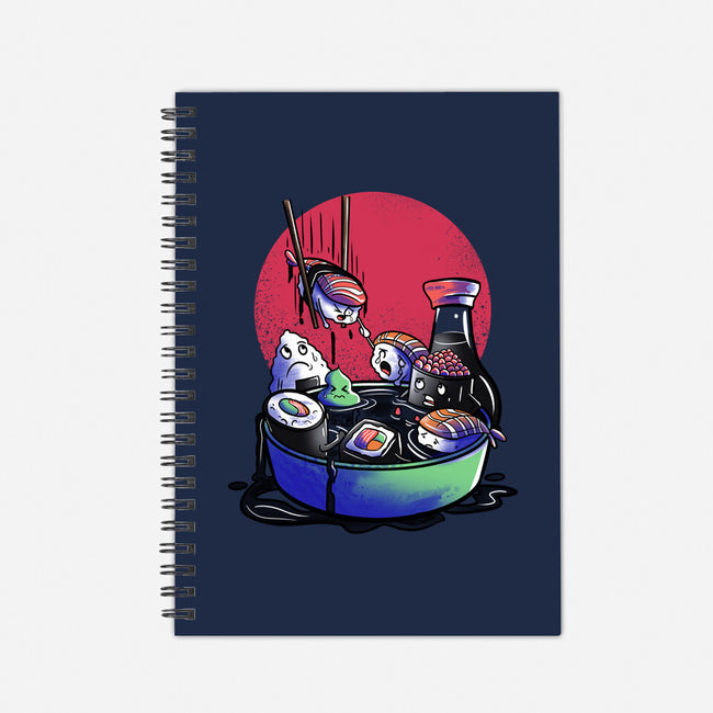 The Kidnapping Of The Nigiri-none dot grid notebook-fanfabio