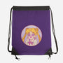 Pastel Moon-none drawstring bag-fanfreak1