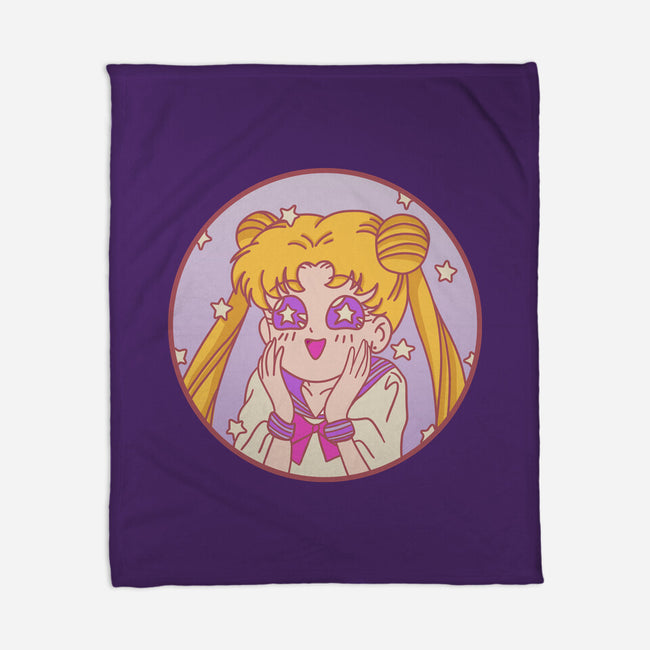 Pastel Moon-none fleece blanket-fanfreak1