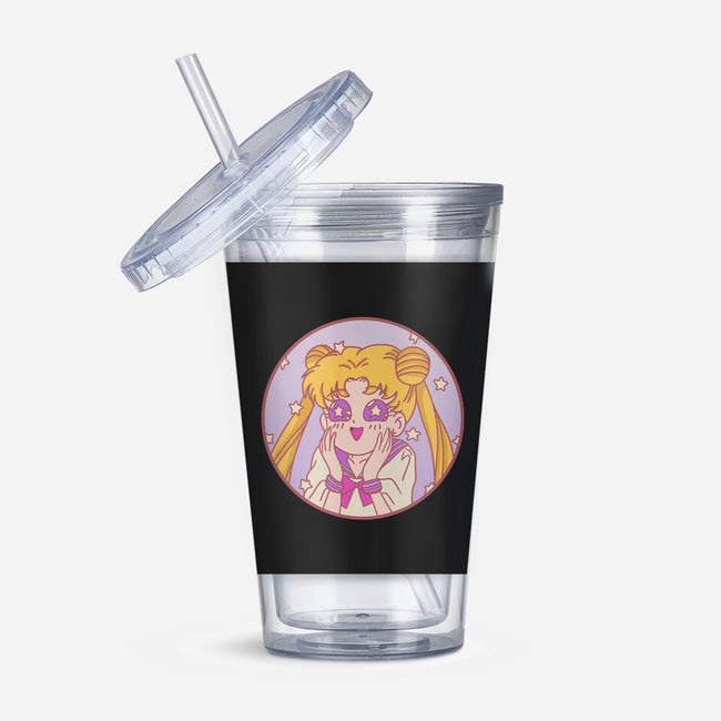 Pastel Moon-none acrylic tumbler drinkware-fanfreak1