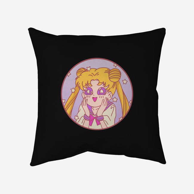 Pastel Moon-none removable cover w insert throw pillow-fanfreak1