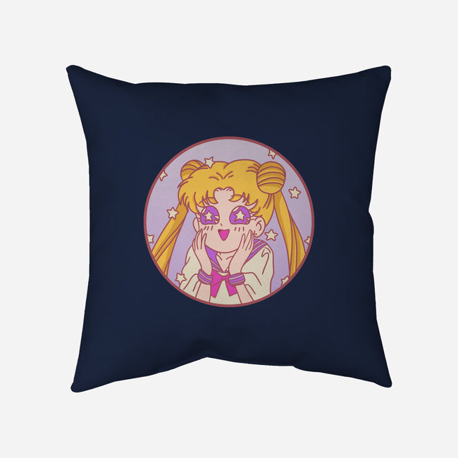 Pastel Moon-none removable cover w insert throw pillow-fanfreak1