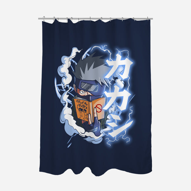 The Ninja Who Copies-none polyester shower curtain-Diego Oliver