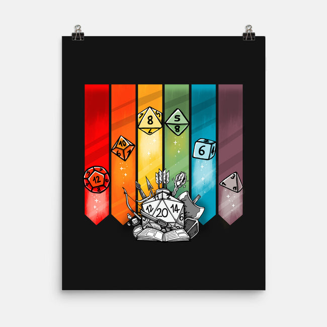 Color Dice-none matte poster-Vallina84