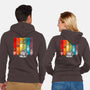 Color Dice-unisex zip-up sweatshirt-Vallina84