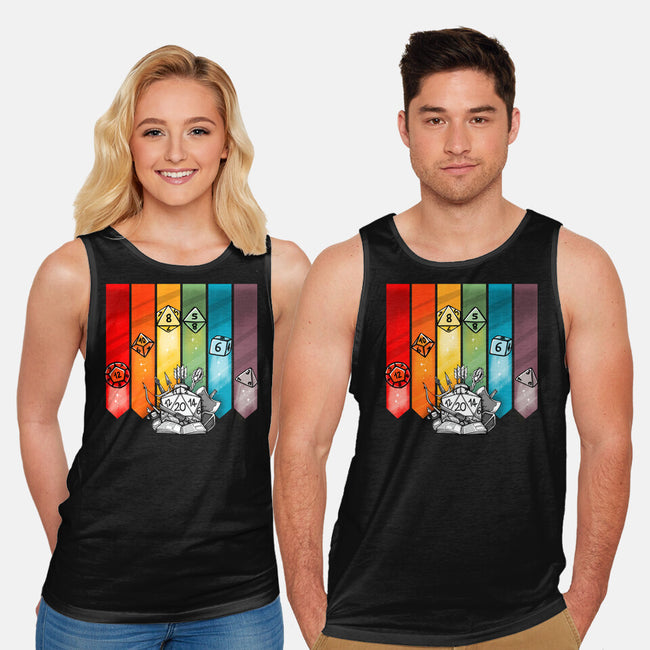 Color Dice-unisex basic tank-Vallina84