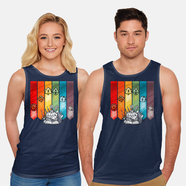 Color Dice-unisex basic tank-Vallina84