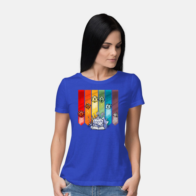 Color Dice-womens basic tee-Vallina84