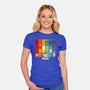 Color Dice-womens fitted tee-Vallina84