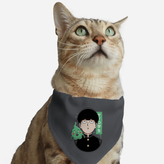 Psycho Student-cat adjustable pet collar-Alundrart