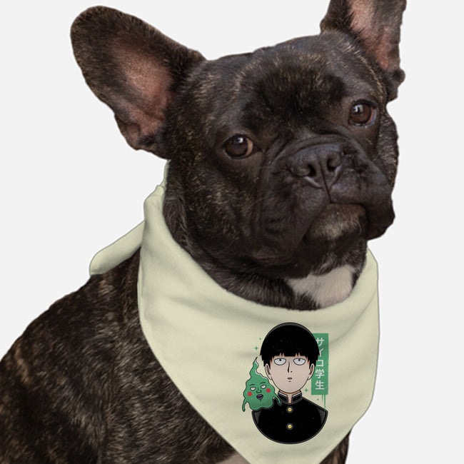 Psycho Student-dog bandana pet collar-Alundrart