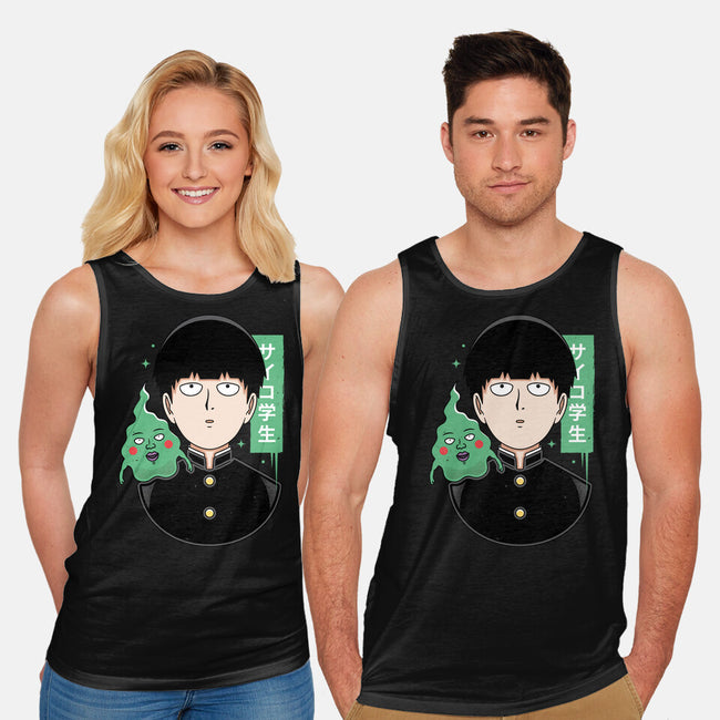 Psycho Student-unisex basic tank-Alundrart