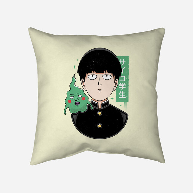 Psycho Student-none removable cover w insert throw pillow-Alundrart