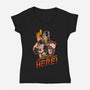 Signature Move-womens v-neck tee-Diego Oliver