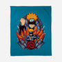 The Nine Tailed Ninja-none fleece blanket-Badbone Collections