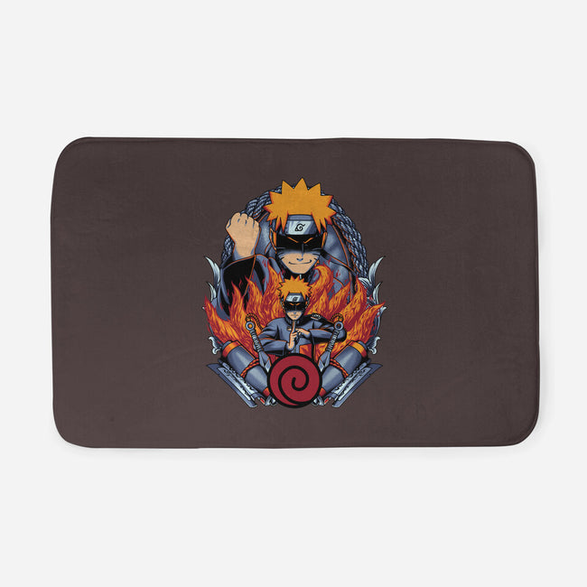 The Nine Tailed Ninja-none memory foam bath mat-Badbone Collections