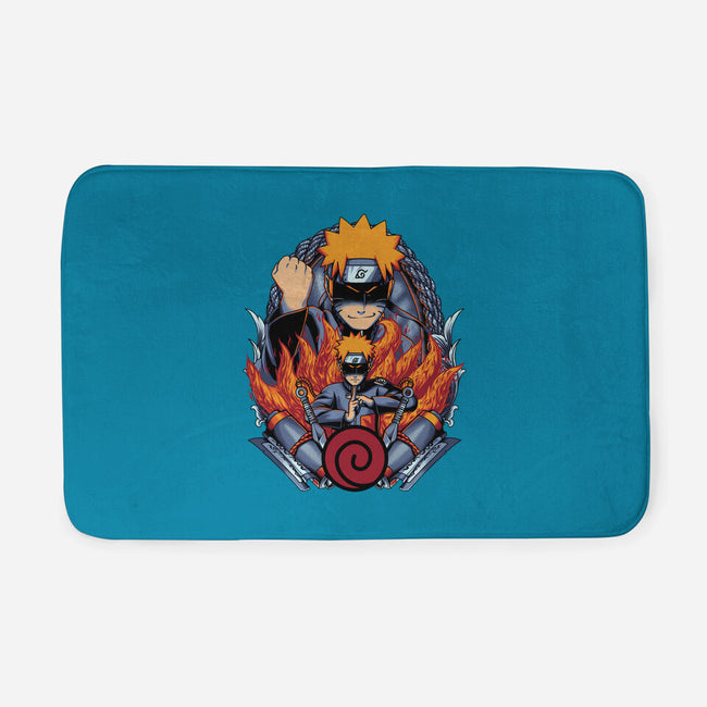 The Nine Tailed Ninja-none memory foam bath mat-Badbone Collections