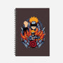 The Nine Tailed Ninja-none dot grid notebook-Badbone Collections