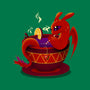 Tea Cup Dragon-none removable cover w insert throw pillow-erion_designs
