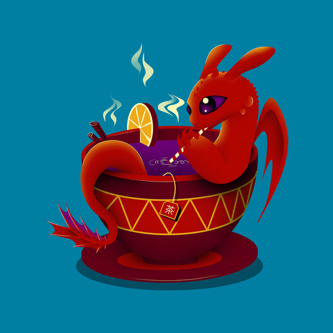 Tea Cup Dragon-womens basic tee-erion_designs