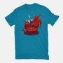 Tea Cup Dragon-womens basic tee-erion_designs