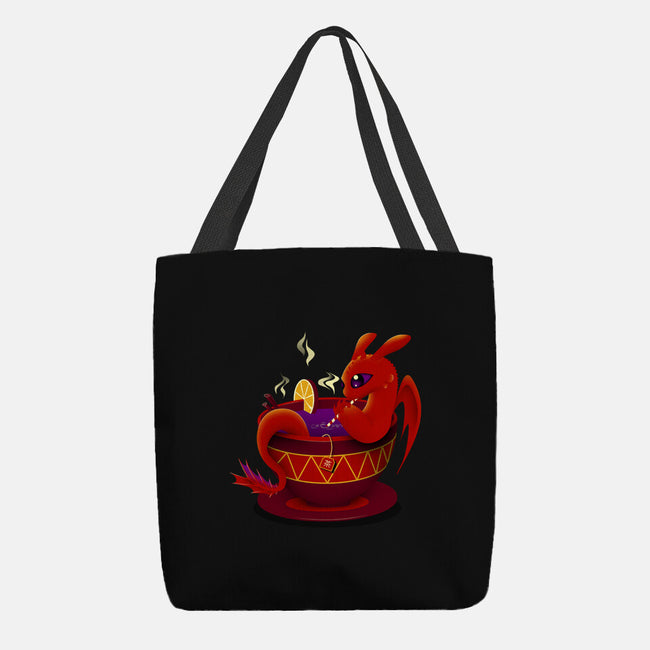 Tea Cup Dragon-none basic tote bag-erion_designs