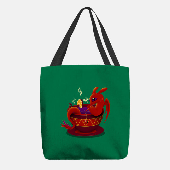 Tea Cup Dragon-none basic tote bag-erion_designs