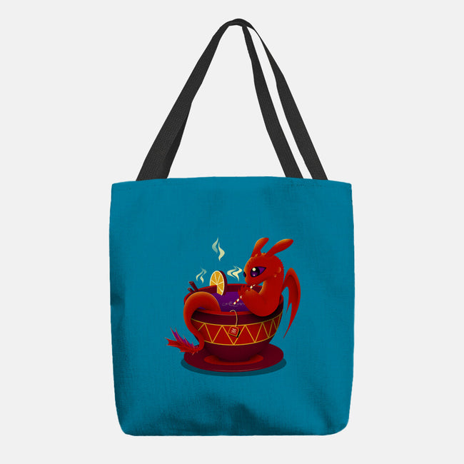 Tea Cup Dragon-none basic tote bag-erion_designs