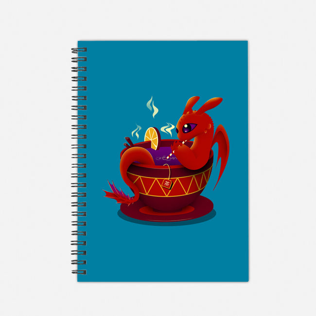 Tea Cup Dragon-none dot grid notebook-erion_designs