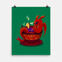 Tea Cup Dragon-none matte poster-erion_designs