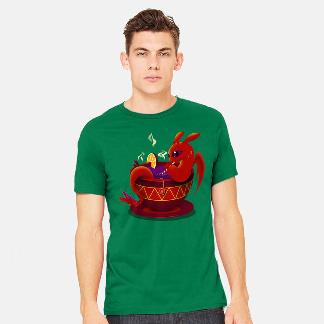 Tea Cup Dragon-mens heavyweight tee-erion_designs