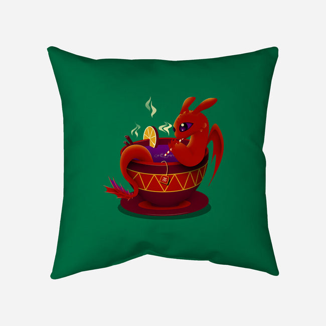 Tea Cup Dragon-none removable cover w insert throw pillow-erion_designs