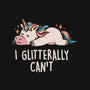 Glitterally Can't-mens basic tee-eduely