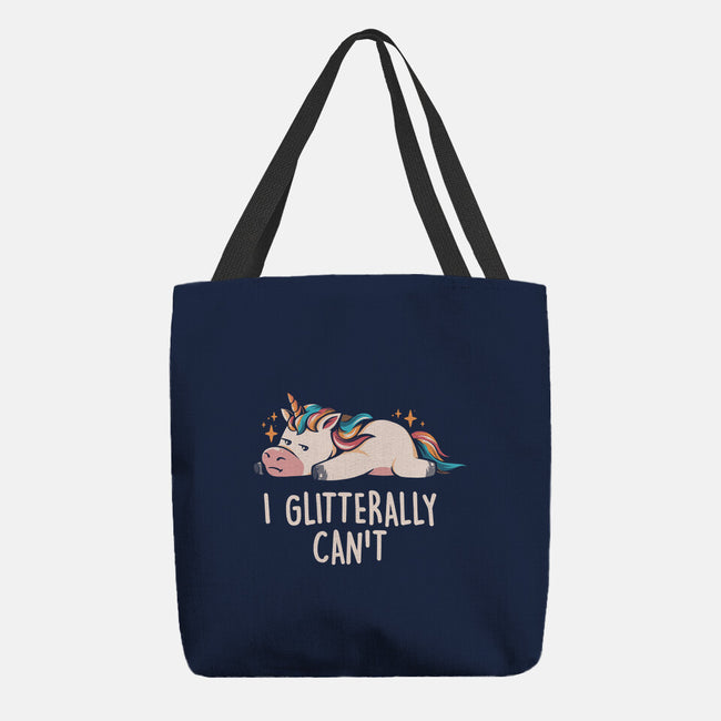 Glitterally Can't-none basic tote bag-eduely