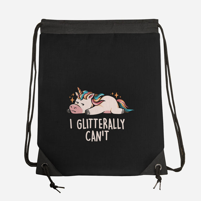 Glitterally Can't-none drawstring bag-eduely