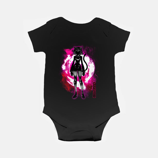 Cosmic Cat-baby basic onesie-fanfreak1