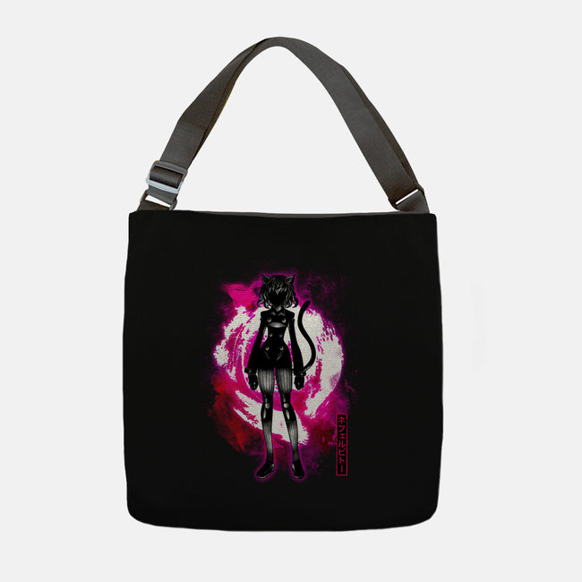 Cosmic Cat-none adjustable tote bag-fanfreak1