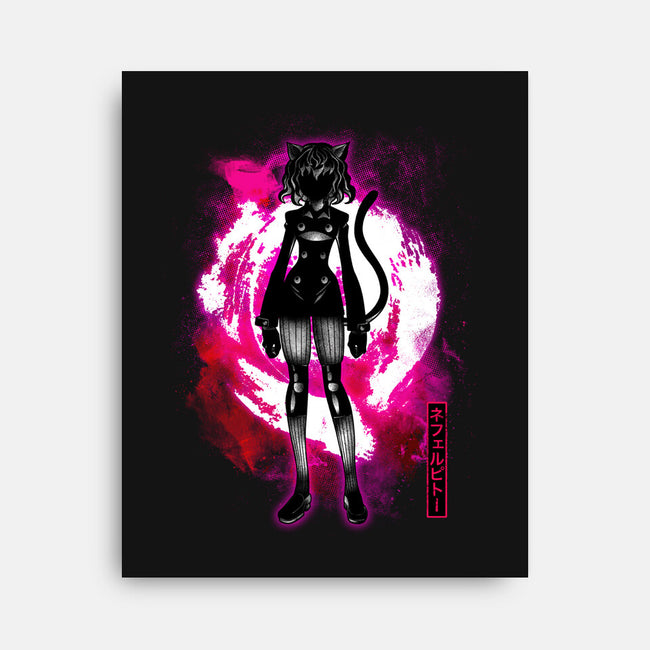 Cosmic Cat-none stretched canvas-fanfreak1
