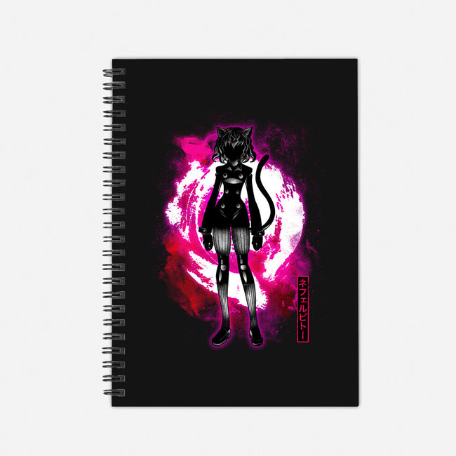 Cosmic Cat-none dot grid notebook-fanfreak1