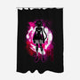 Cosmic Cat-none polyester shower curtain-fanfreak1