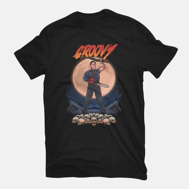 It's Groovy-womens basic tee-Superblitz