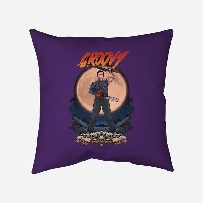It's Groovy-none removable cover w insert throw pillow-Superblitz