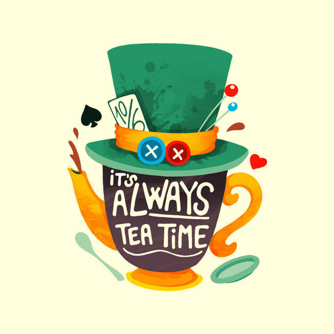 Always Tea Time-none removable cover w insert throw pillow-Vallina84